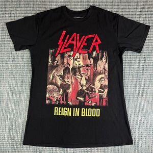 Global Slayer Reign‎ In Blood Black T Shirt Adult Sz Small New